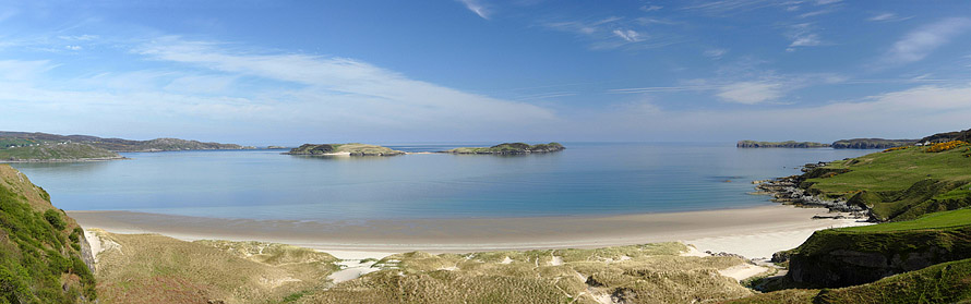 Plage de la côte nord des Highlands, Ecosse Plage de la côte nord des Highlands, Ecosse